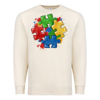 Sandshell autism puzzles Premium Sweatshirt - MaliasSmallBusiness
