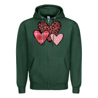 Sports Green hearts Zipper Hoodie - JahusDesignShop