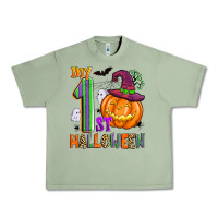 Oil Green my 1st halloween Urban Heavy Tee - Zillion Design Studio