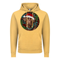 Vintage Mustard Labrador Retriever Christmas Vintage Hoodie - RanaPortraitStore