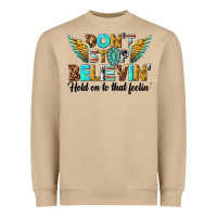 Mushroom dont stop believing Heavyweight Sweatshirt - texasbilliewilder