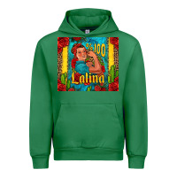 Emerald hundred percent latina strong woman Urban Hoodie - Jasminsmagicworld