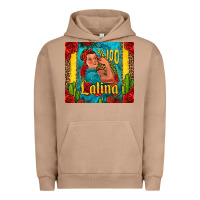 Pigment Burro hundred percent latina strong woman Urban Hoodie - Jasminsmagicworld