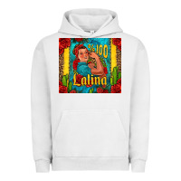 Pigment Lunar Rock hundred percent latina strong woman Urban Hoodie - Jasminsmagicworld