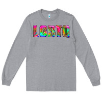 Heather Grey lgbtq Long Sleeve Tee - HRA Design Shop