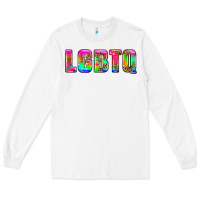 White lgbtq Long Sleeve Tee - HRA Design Shop
