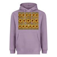 Leopard Glitter Sunflower Tumbler Heavyweight Hoodie | Teevron