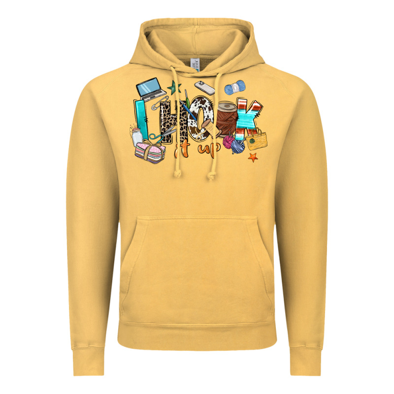 I Hook It Up Sewing Vintage Hoodie by Zillion Design Studio | Teevron