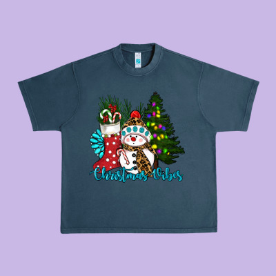 Christmas Vibes Urban Heavy Tee Designed By Ranaportraitstore