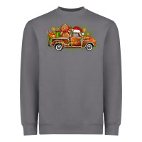 Christmas Gingerbread Truck Heavyweight Sweatshirt | Teevron