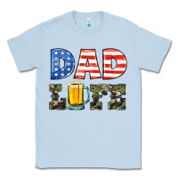 Dusty Blue dad life Classic Tee - HRA Design Shop