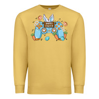 Antique Gold boy happy easter Premium Sweatshirt - MaliasSmallBusiness