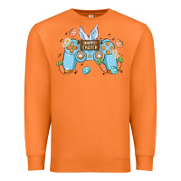 Carrot boy happy easter Premium Sweatshirt - MaliasSmallBusiness