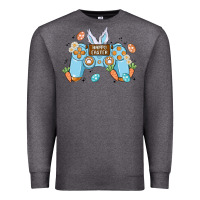 Charcoal Heather boy happy easter Premium Sweatshirt - MaliasSmallBusiness