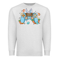 Oatmeal Heather boy happy easter Premium Sweatshirt - MaliasSmallBusiness