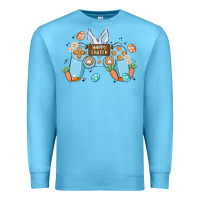 Ocean Blue boy happy easter Premium Sweatshirt - MaliasSmallBusiness