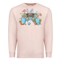Pale Pink boy happy easter Premium Sweatshirt - MaliasSmallBusiness