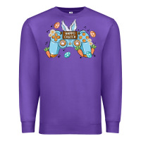 Purple boy happy easter Premium Sweatshirt - MaliasSmallBusiness