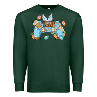Sports Green boy happy easter Premium Sweatshirt - MaliasSmallBusiness