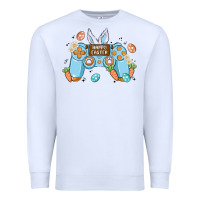 White boy happy easter Premium Sweatshirt - MaliasSmallBusiness