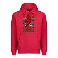 Cardinal merry christmas lightning bolt Premium Hoodie - MaliasSmallBusiness