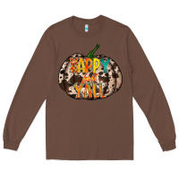 Chestnut happy fall yall Long Sleeve Tee - RacoonDesign