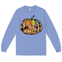 Colony Blue happy fall yall Long Sleeve Tee - RacoonDesign