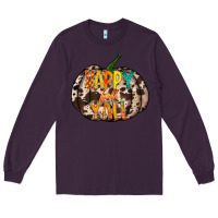 Plum happy fall yall Long Sleeve Tee - RacoonDesign