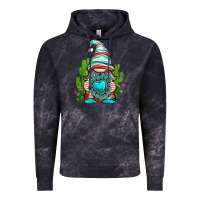 Cloud Black western gnome with turquoise gemstone Vintage Hoodie - texasbilliewilder