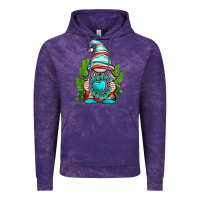 Cloud Purple western gnome with turquoise gemstone Vintage Hoodie - texasbilliewilder