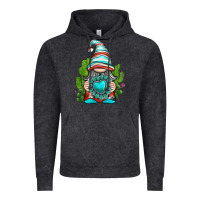 Vintage Black western gnome with turquoise gemstone Vintage Hoodie - texasbilliewilder