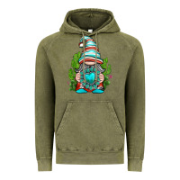 Vintage Olive western gnome with turquoise gemstone Vintage Hoodie - texasbilliewilder