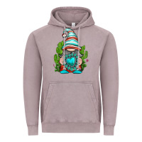 Vintage Zinc western gnome with turquoise gemstone Vintage Hoodie - texasbilliewilder