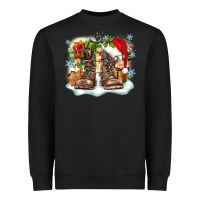 Black army christmas Heavyweight Sweatshirt - Zillion Design Studio