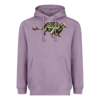 Lavender Ankylosaurus T-Rex Heavyweight Hoodie - LillyAllenDesigns