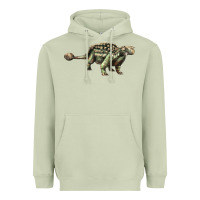 Matcha Ankylosaurus T-Rex Heavyweight Hoodie - LillyAllenDesigns