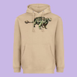 Ankylosaurus T-rex Heavyweight Hoodie Designed By Lillyallendesigns