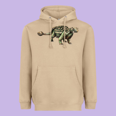 Ankylosaurus T-rex Heavyweight Hoodie Designed By Lillyallendesigns