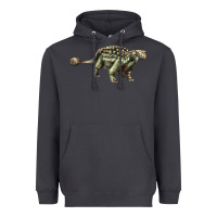 Smoke Ankylosaurus T-Rex Heavyweight Hoodie - LillyAllenDesigns