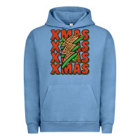 Pigment Pebble Blue xmas lightning bolt Urban Hoodie - Jasminsmagicworld