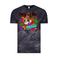 Cloud Black mexican day of the dead Vintage Tee - Zillion Design Studio