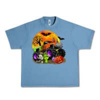 Pebble Blue halloween monster truck Urban Heavy Tee - Zillion Design Studio