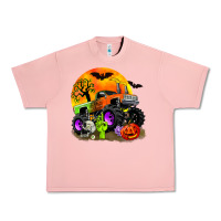 Salmon halloween monster truck Urban Heavy Tee - Zillion Design Studio