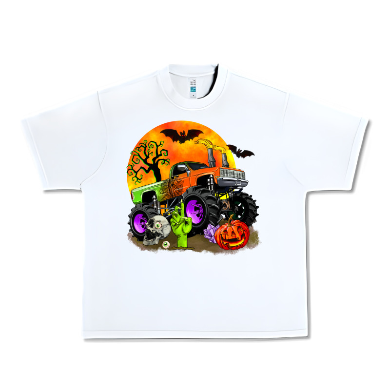 Halloween Monster Truck Urban Heavy Tee by Zillion Design Studio | Teevron