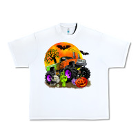 White halloween monster truck Urban Heavy Tee - Zillion Design Studio