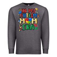 Charcoal Heather in my autism mom era Premium Sweatshirt - MaliasSmallBusiness