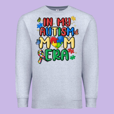 In My Autism Mom Era Premium Sweatshirt Designed By Maliassmallbusiness