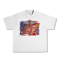 Lunar Rock patriotic nurse certified medical assistant medilcal symbol background Urban Heavy Tee - BarkalooDesign