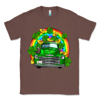 Chestnut st patricks shamrock gold rainbow truck Classic Tee - FaDigitalArtStudio