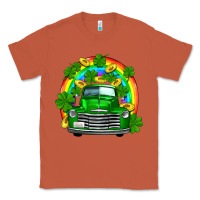 Copper st patricks shamrock gold rainbow truck Classic Tee - FaDigitalArtStudio